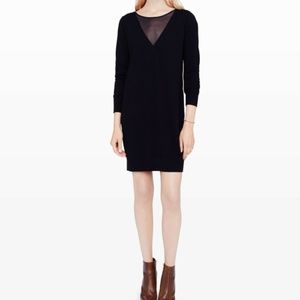 Club Monaco Illusion Mesh Sweater Dres